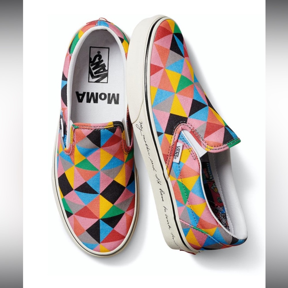 VANS MOMA Faith Ringgold Classic Slip-on Sz 12 women/ 10.5 men